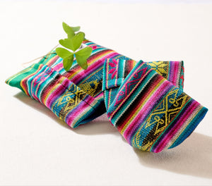 Bolsas de tejido andino