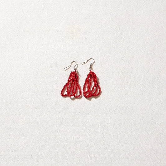 Pendientes Carmín